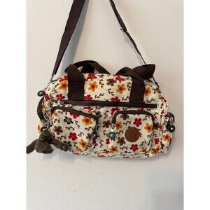 KIPLING DEFEA BAG RETRO FLORALS nwot